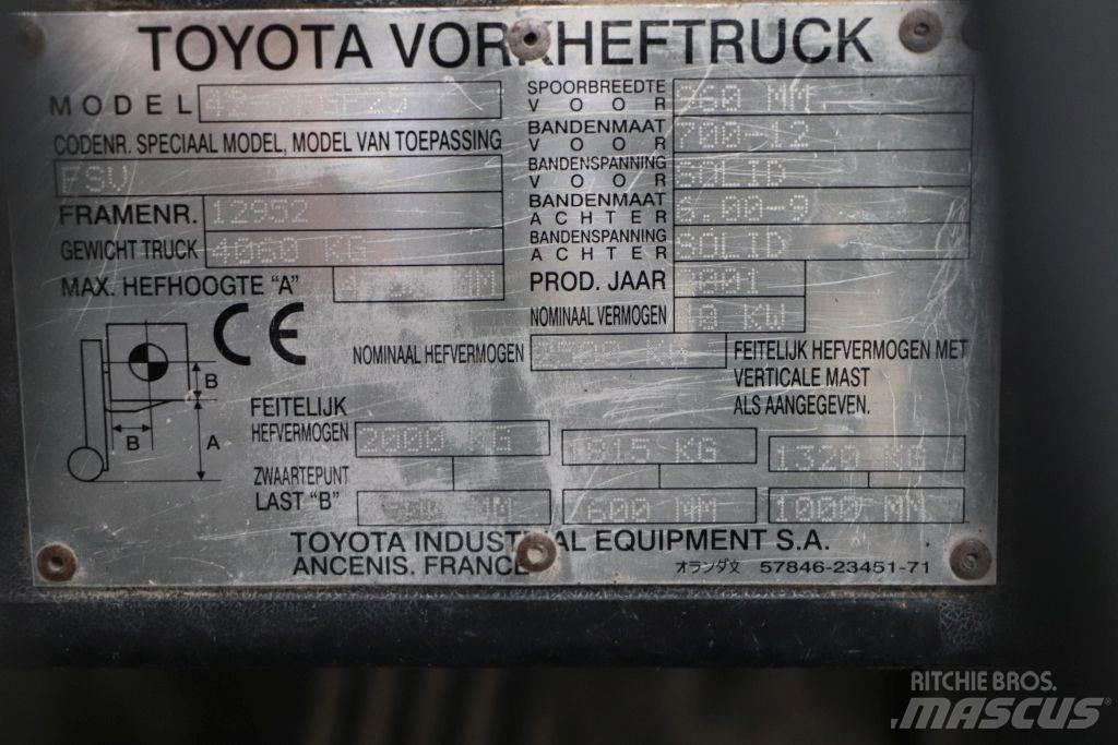 Toyota 42-7FGF25 液化石油氣LPG卡車