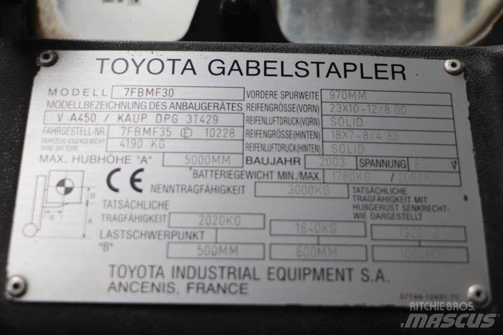 Toyota 7FBMF30 電動堆高機