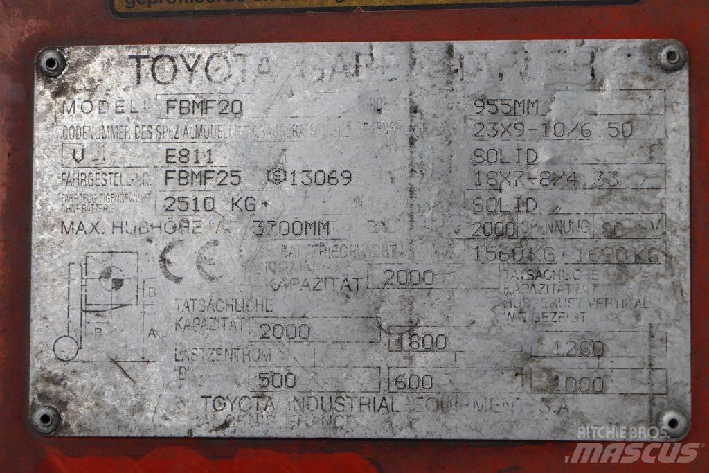 Toyota FBMF20 電動堆高機