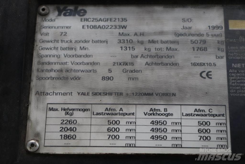 Yale ERC25AGF 電動堆高機