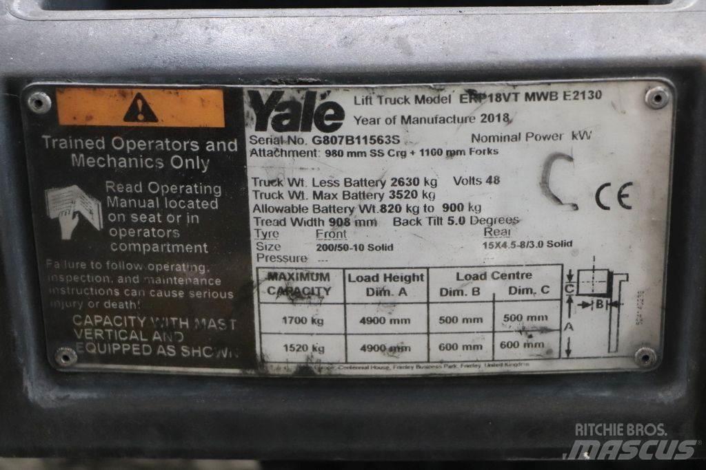 Yale ERP18VT 電動堆高機