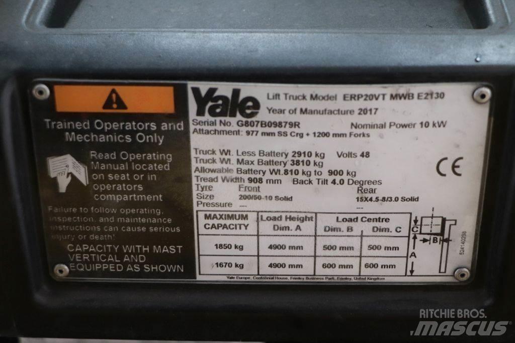Yale ERP20VT 電動堆高機