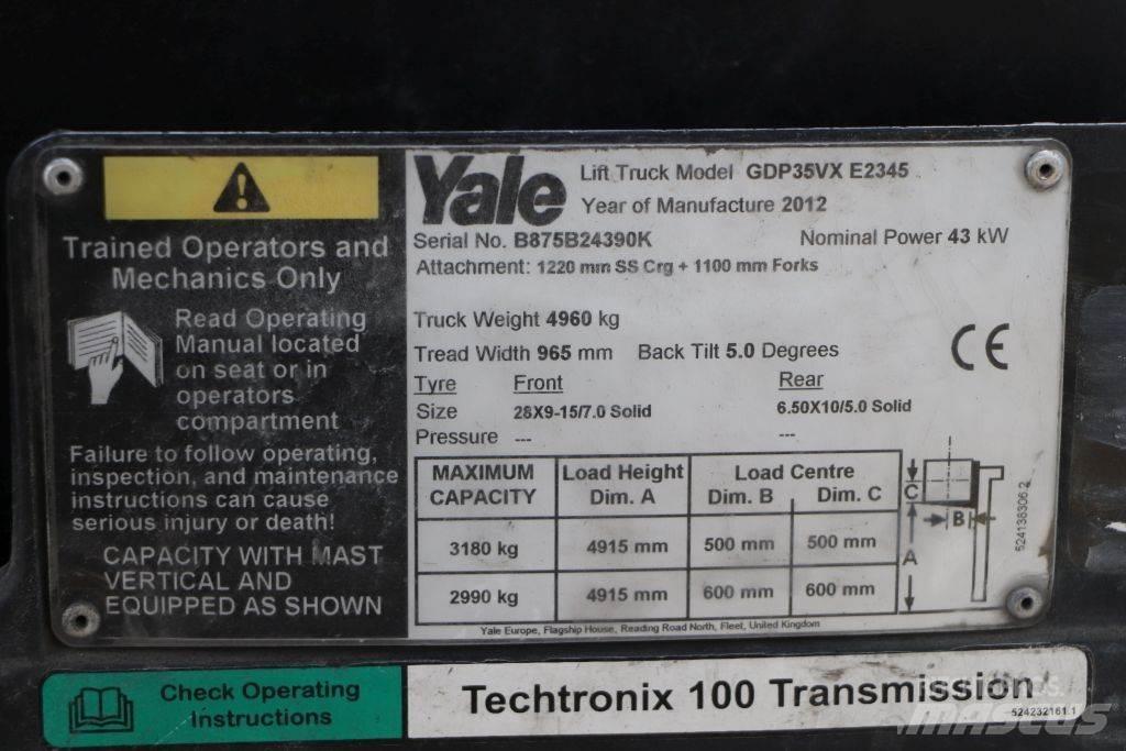 Yale GDP35VX 柴油卡車