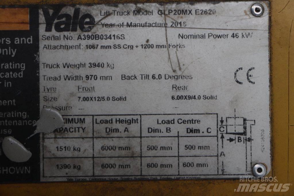 Yale GLP20MX 液化石油氣LPG卡車