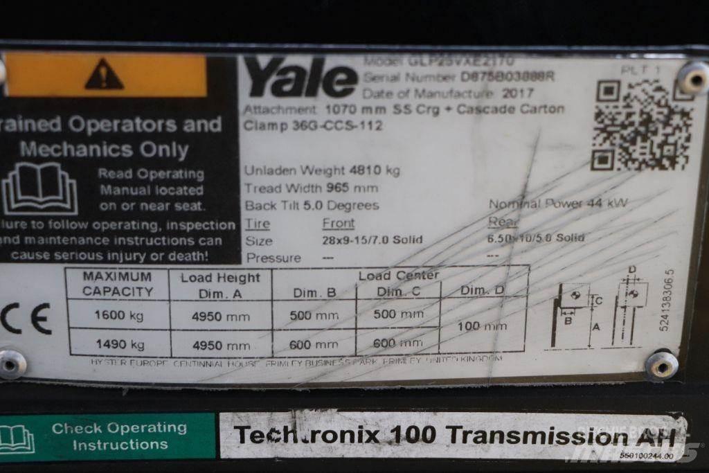 Yale GLP25VX 液化石油氣LPG卡車