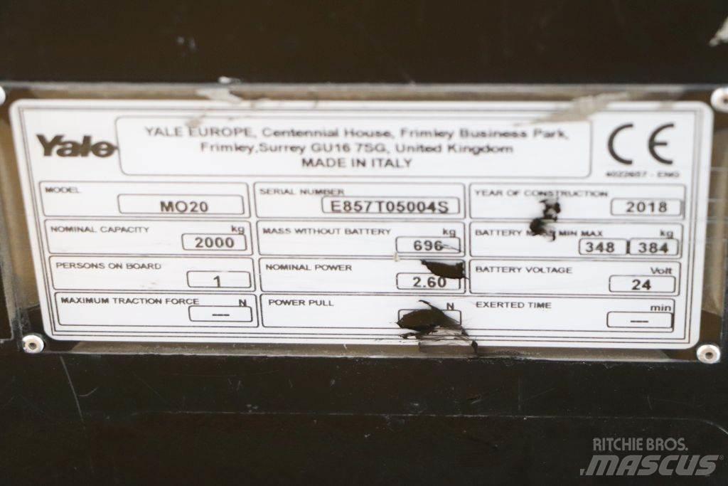 Yale MO20 低架裝載機