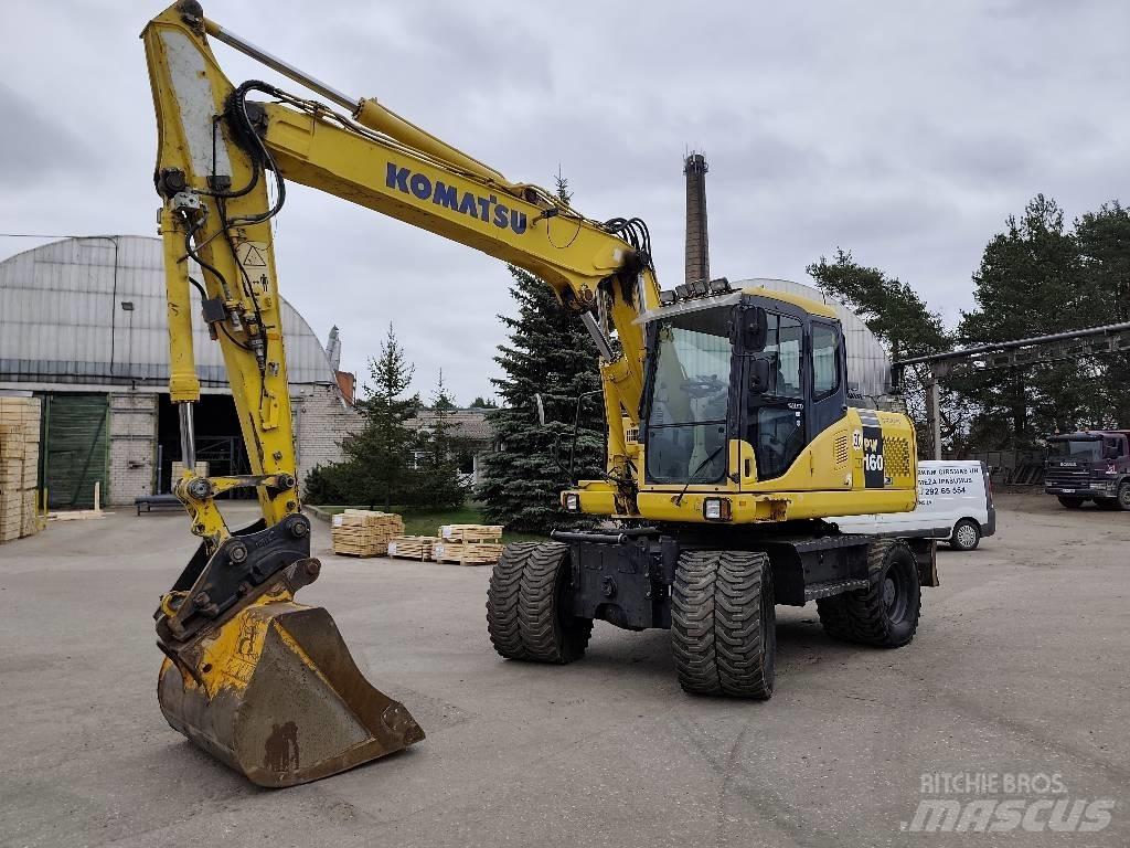 Komatsu PW 160-7E0 旋轉式挖土機/掘鑿機/挖掘機
