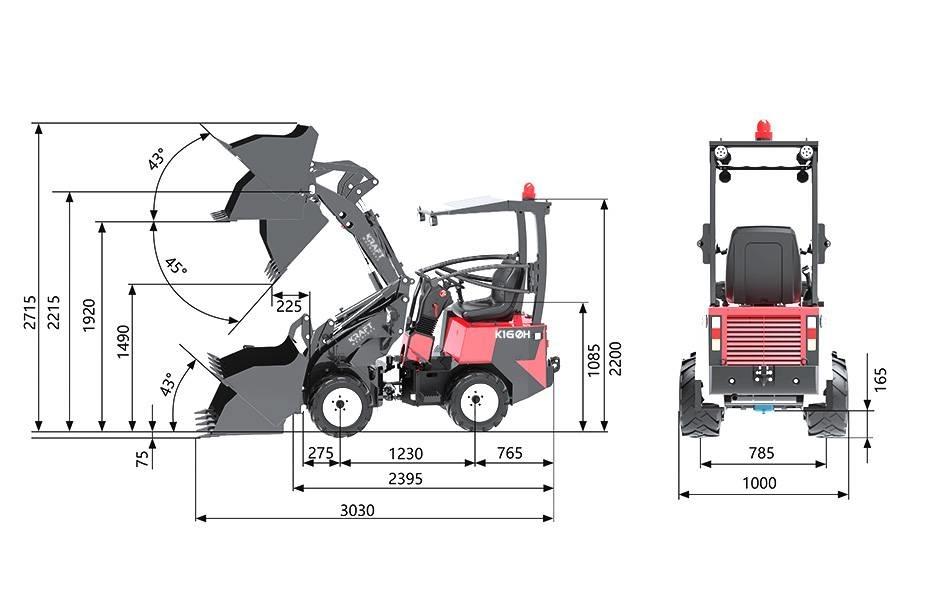 Kraft K160H 輪胎式裝載機