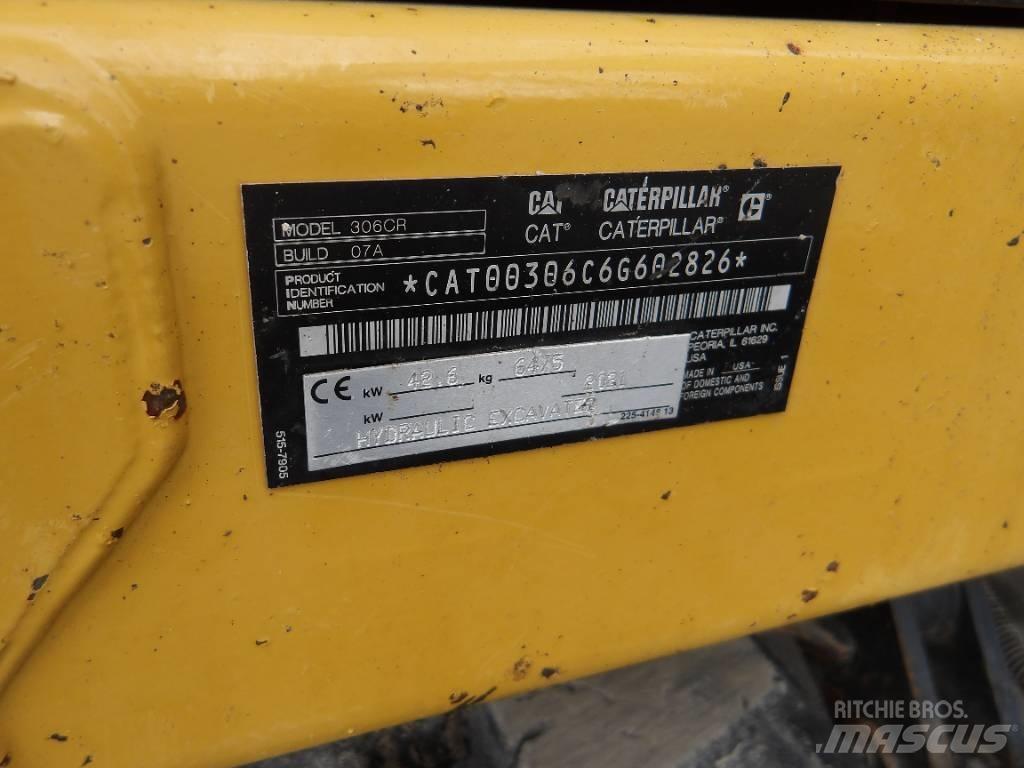 CAT 306 CR 小型挖土機/掘鑿機<7t(小型挖掘機)