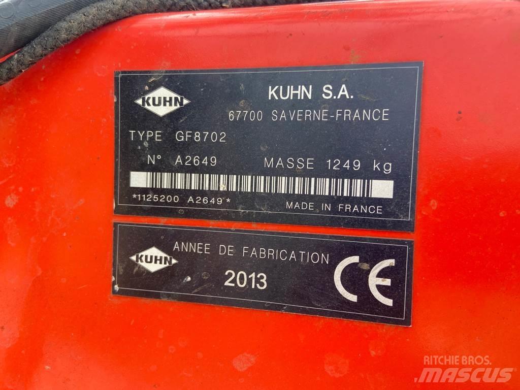 Kuhn GF8702 耙與翻草機