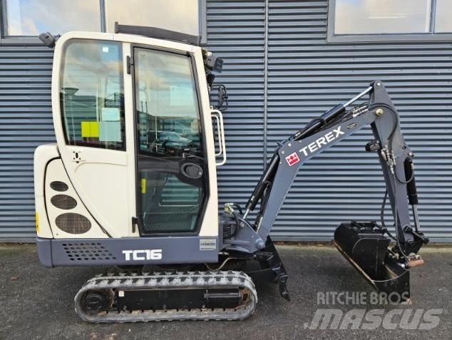 Terex tc16 小型挖土機/掘鑿機<7t(小型挖掘機)