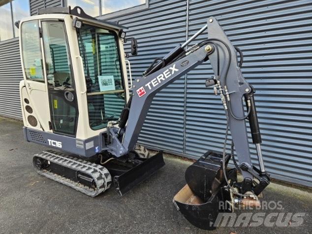 Terex tc16 小型挖土機/掘鑿機<7t(小型挖掘機)
