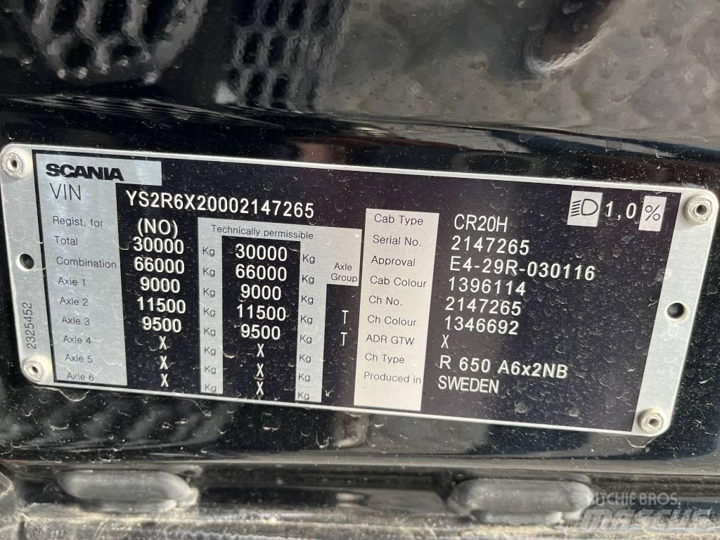 Scania R 650 曳引機組件