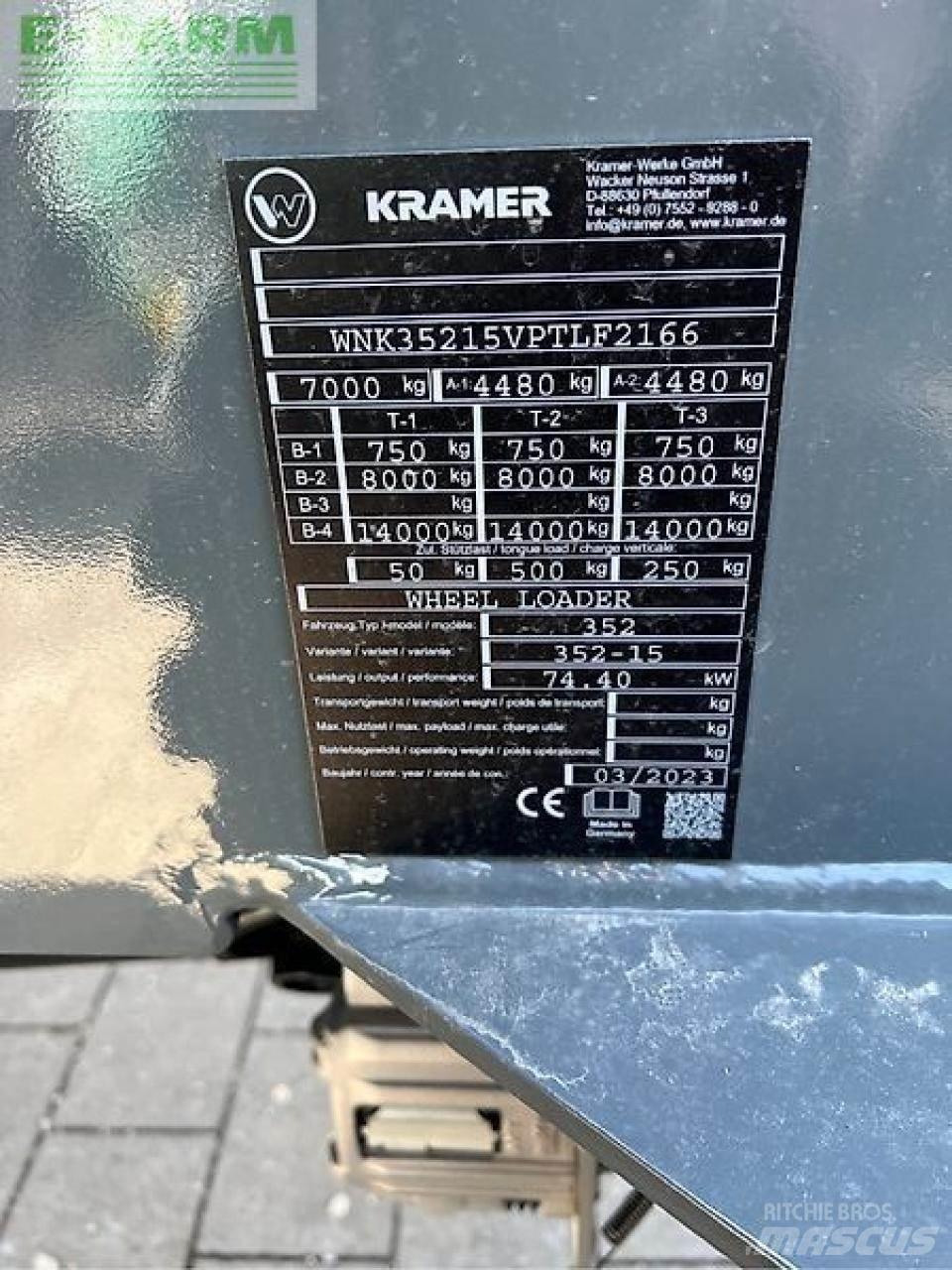 Kramer kl35.8t 農業用伸縮臂裝載機