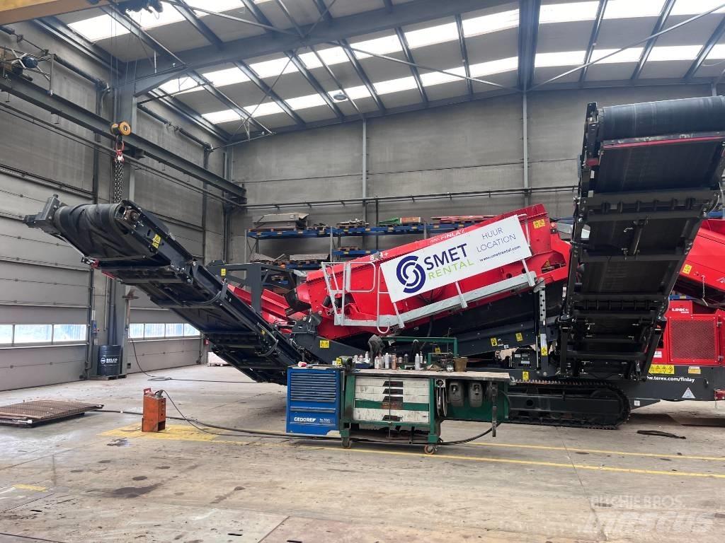 Terex Finlay 883+ E 移動式篩選機