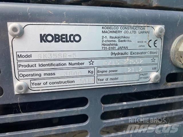 Kobelco SK 35 SR-5 小型挖土機/掘鑿機<7t(小型挖掘機)