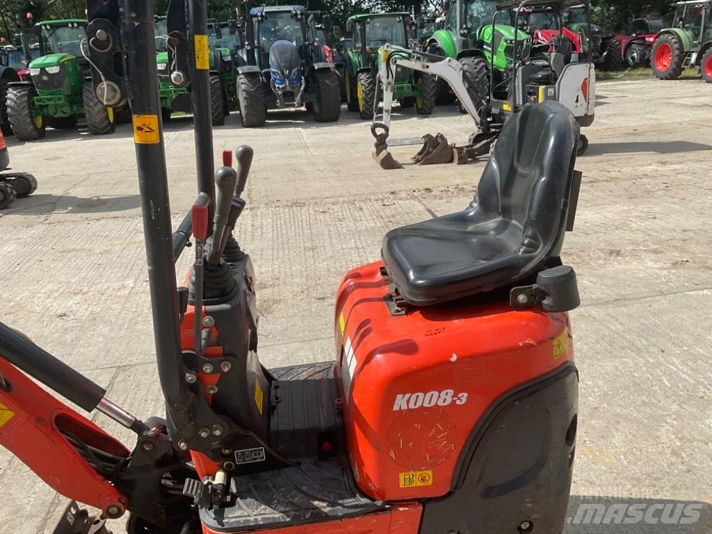 Kubota K 008-3 小型挖土機/掘鑿機<7t(小型挖掘機)