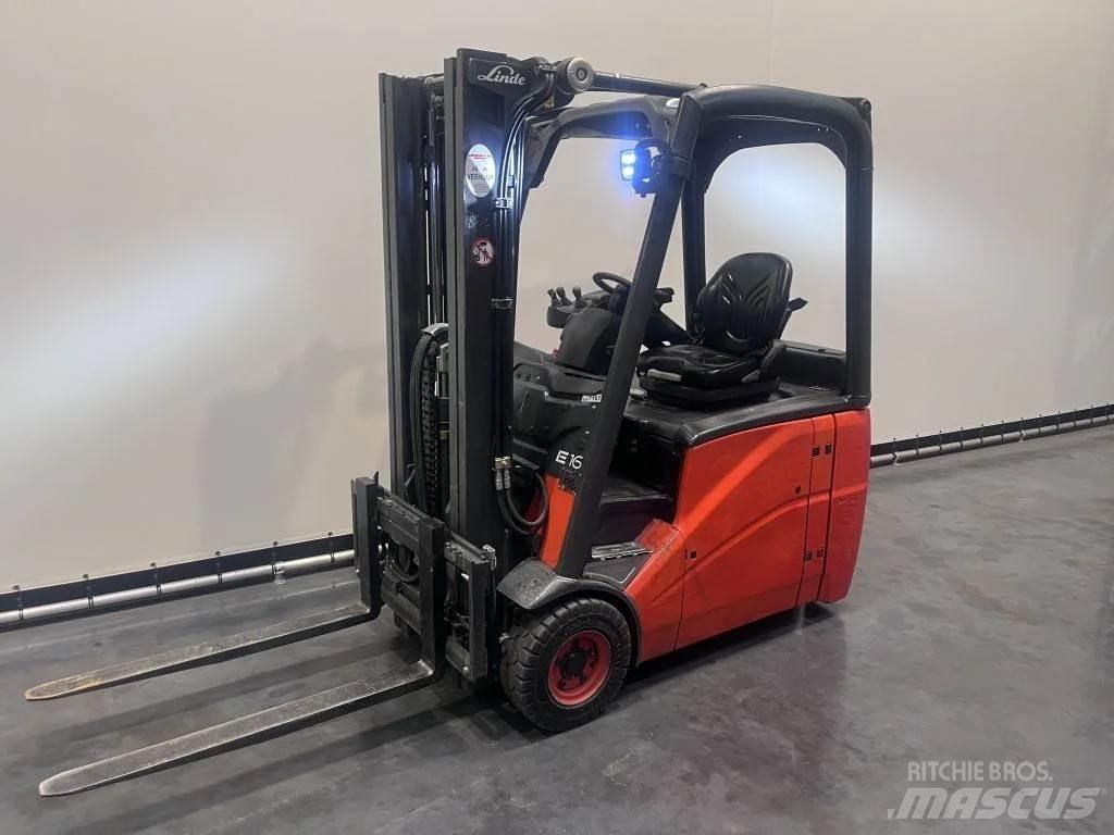 Linde E 16 H-01 電動堆高機