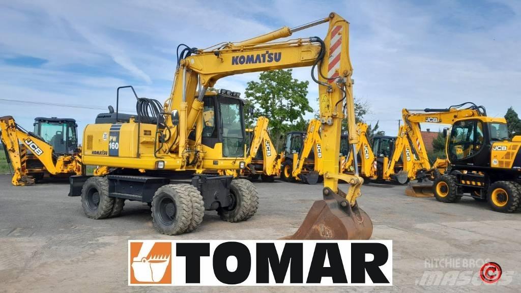 Komatsu PW 160-7 旋轉式挖土機/掘鑿機/挖掘機