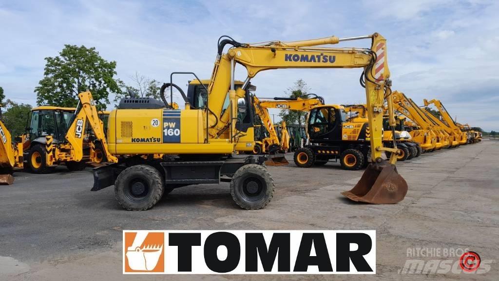 Komatsu PW 160-7 旋轉式挖土機/掘鑿機/挖掘機