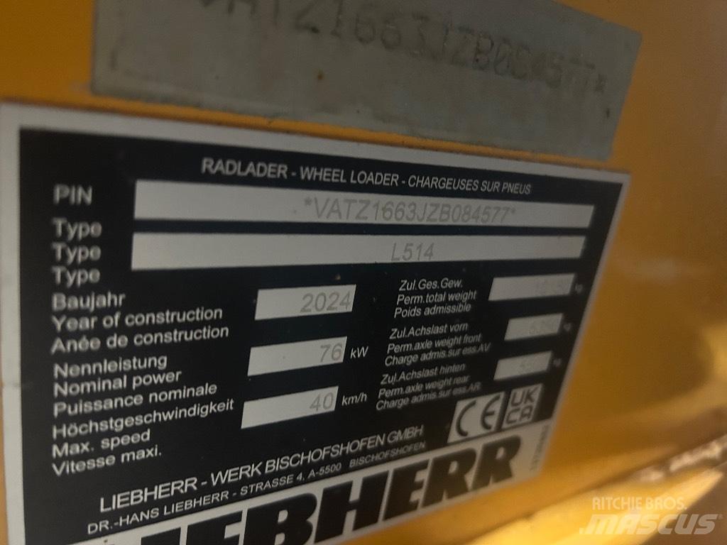 Liebherr L 514 輪胎式裝載機