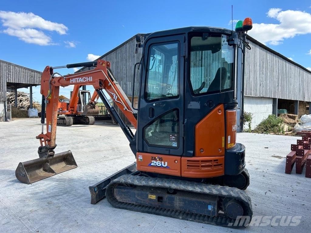 Hitachi ZX 26 U-6 小型挖土機/掘鑿機<7t(小型挖掘機)