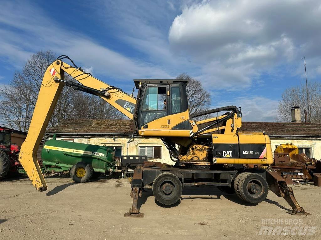 CAT M 318 D MH 廢棄物/工業用操作車