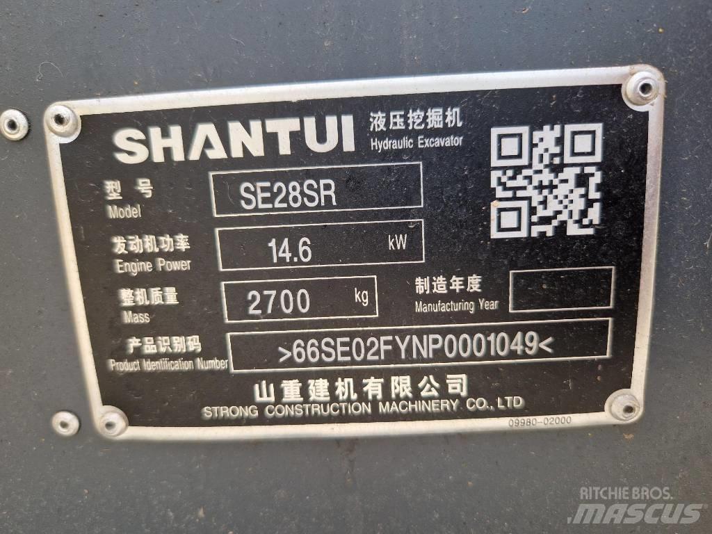 Shantui SE28SR 旋轉式挖土機/掘鑿機/挖掘機