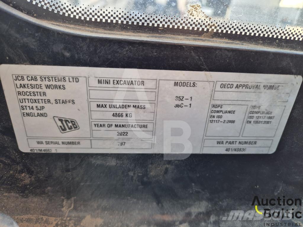 JCB 36C-1 小型挖土機/掘鑿機<7t(小型挖掘機)