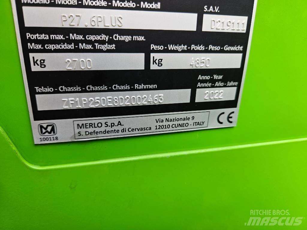Merlo P27.6 Plus 伸縮臂操作車