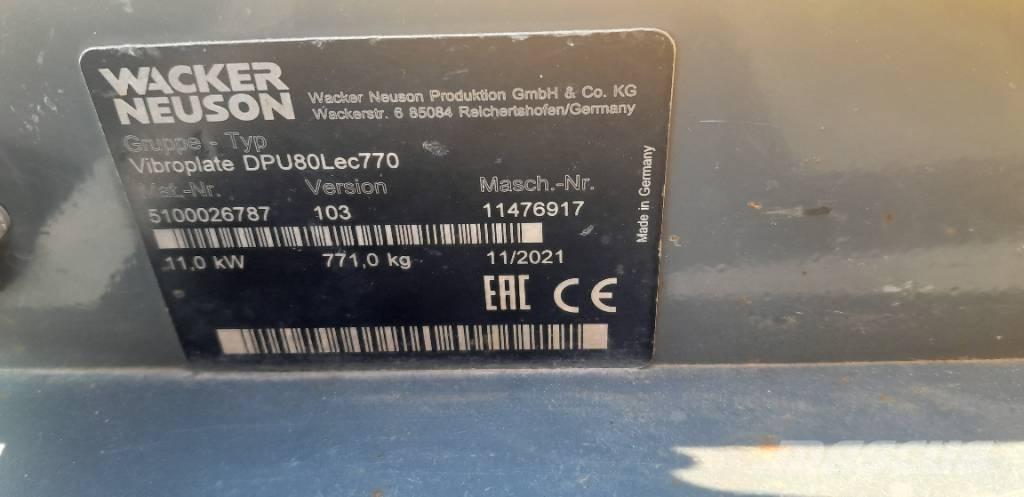 Wacker Neuson DPU 80 夯實機(夯土機)