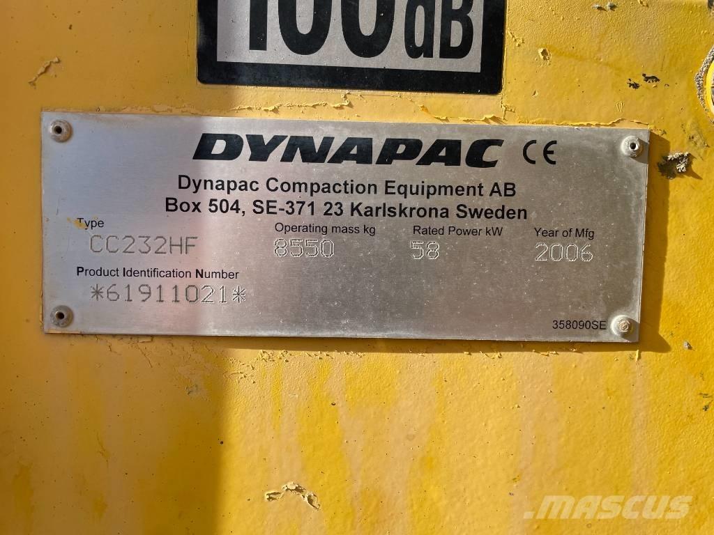 Dynapac CC 232 HF 雙輪滾壓機
