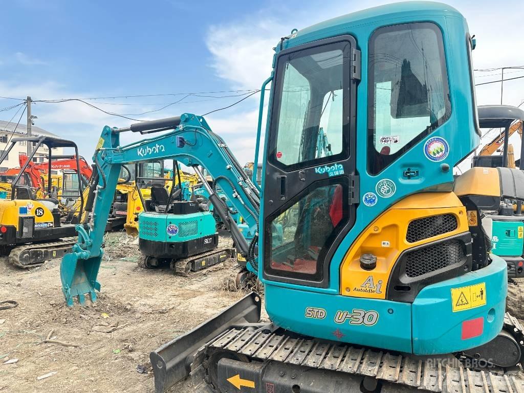 Kubota U 30 小型挖土機/掘鑿機<7t(小型挖掘機)