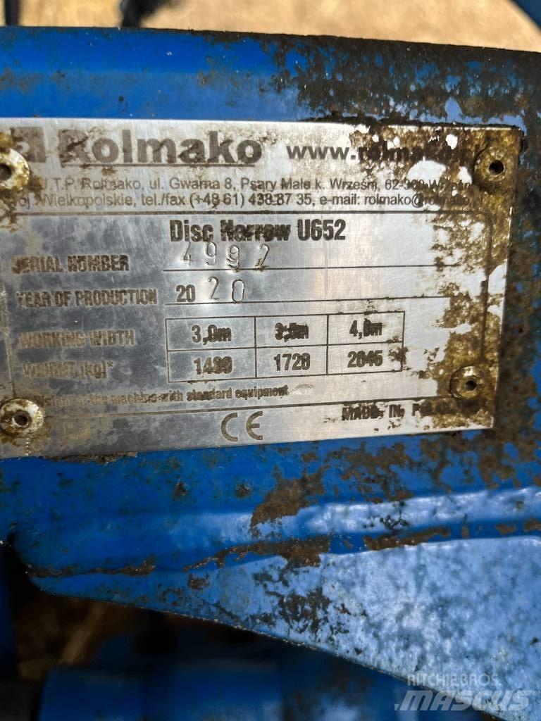 Rolmako U652 圓盤耙