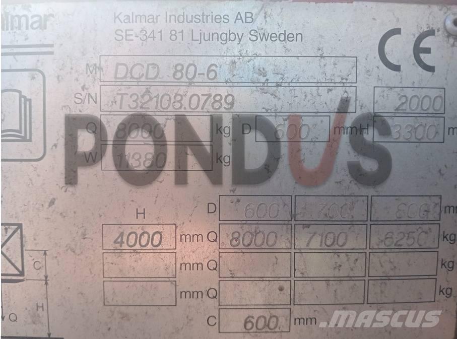 Kalmar DCD 80-6 柴油卡車