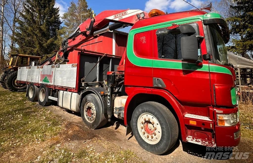 Scania P 124 GB 起重機卡車