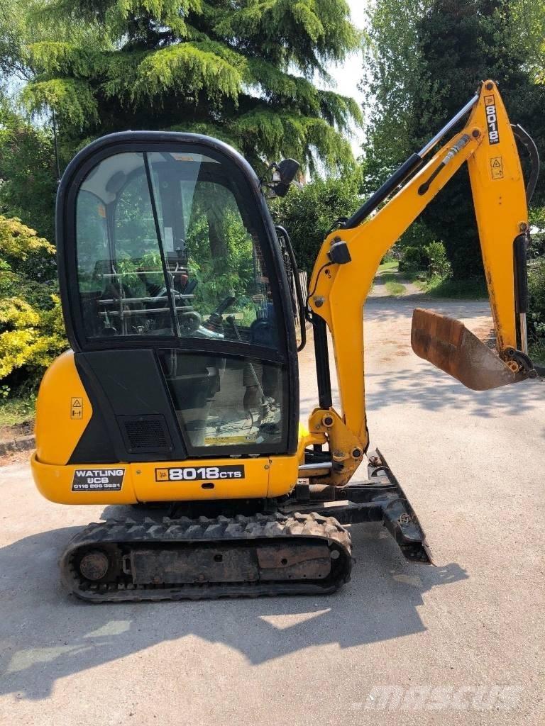 JCB 8018 CTS 小型挖土機/掘鑿機<7t(小型挖掘機)