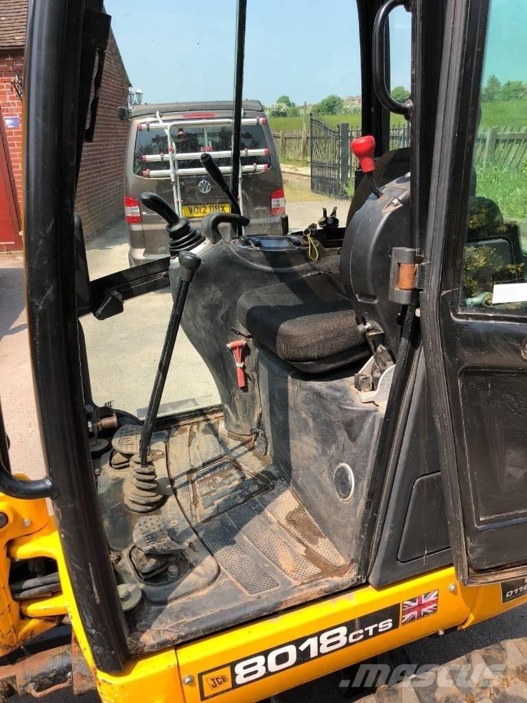 JCB 8018 CTS 小型挖土機/掘鑿機<7t(小型挖掘機)