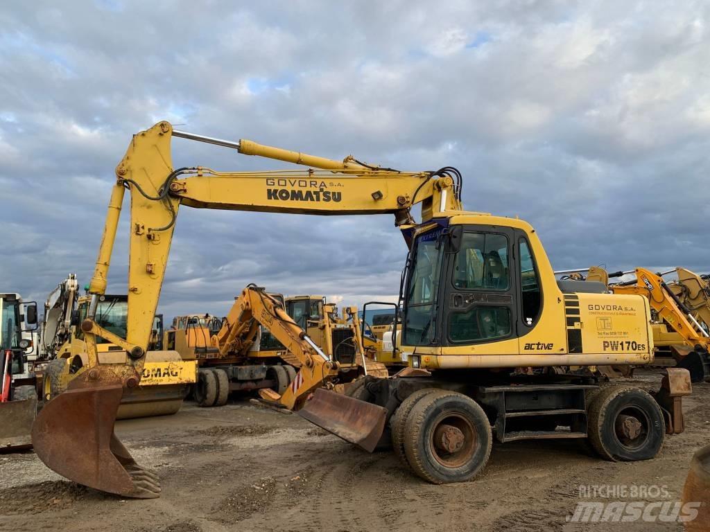 Komatsu PW 170 ES 旋轉式挖土機/掘鑿機/挖掘機