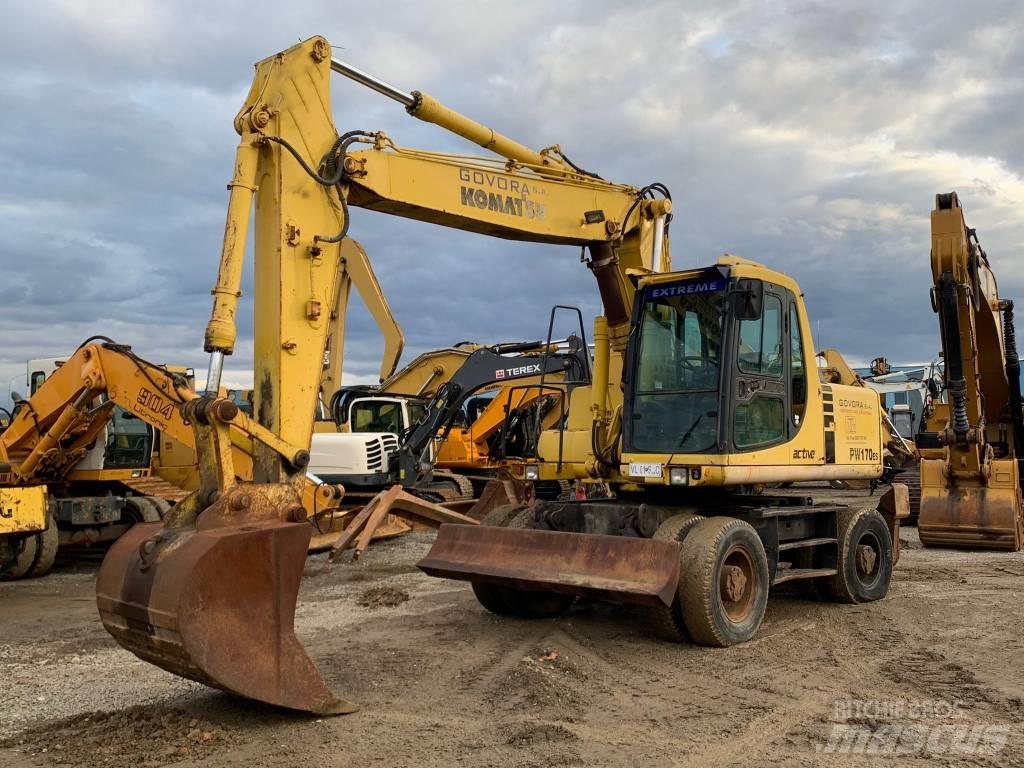 Komatsu PW 170 ES 旋轉式挖土機/掘鑿機/挖掘機