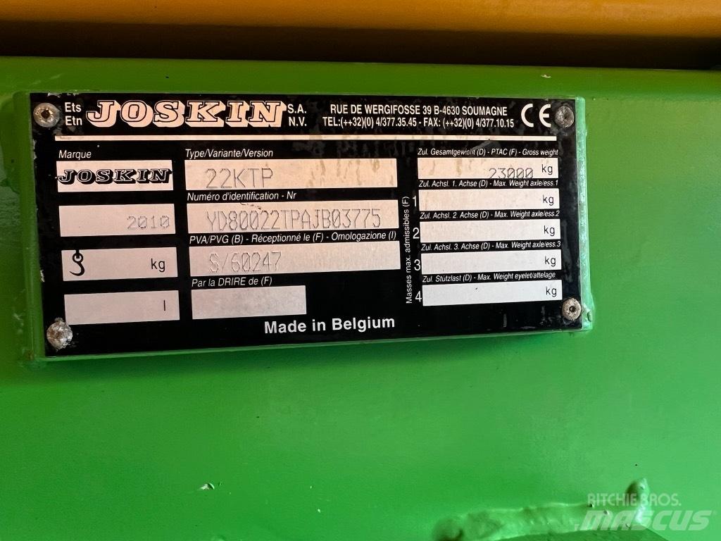 Joskin 22KTP 傾卸拖車
