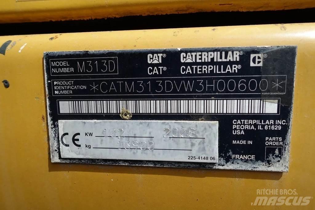 CAT M313 D 旋轉式挖土機/掘鑿機/挖掘機