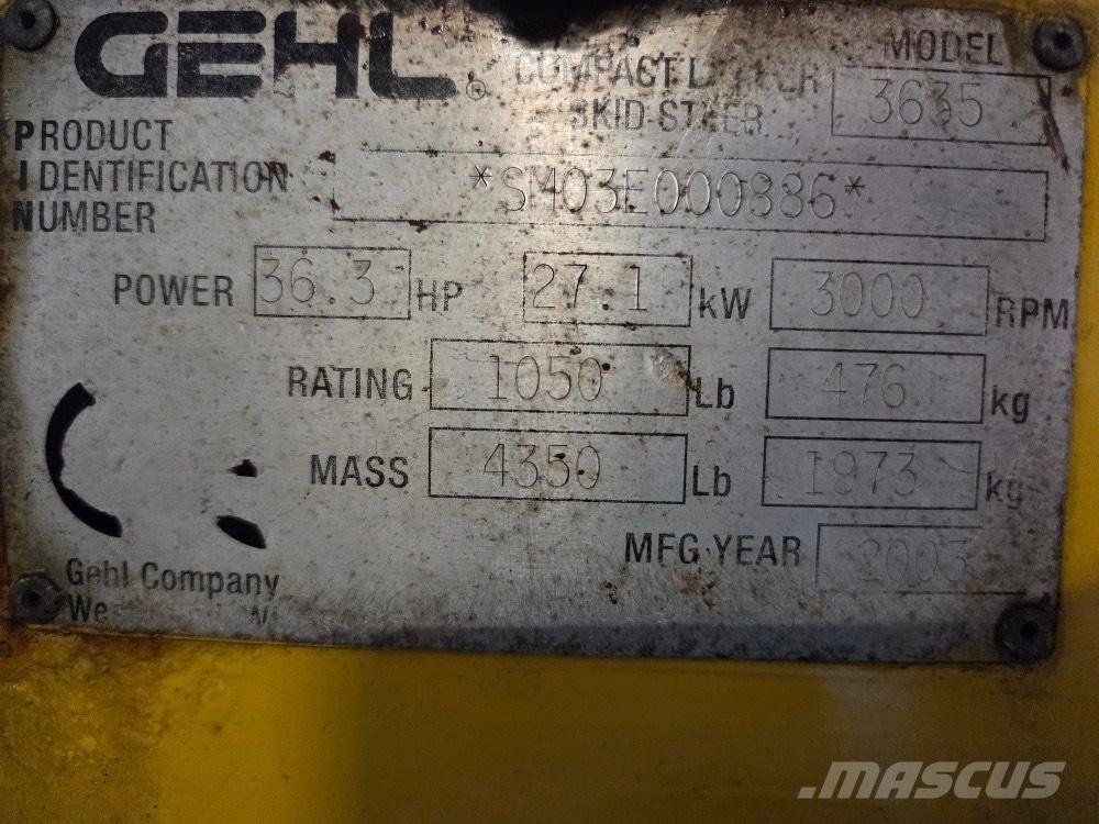 Gehl 3635 SX 滑移轉向裝載機