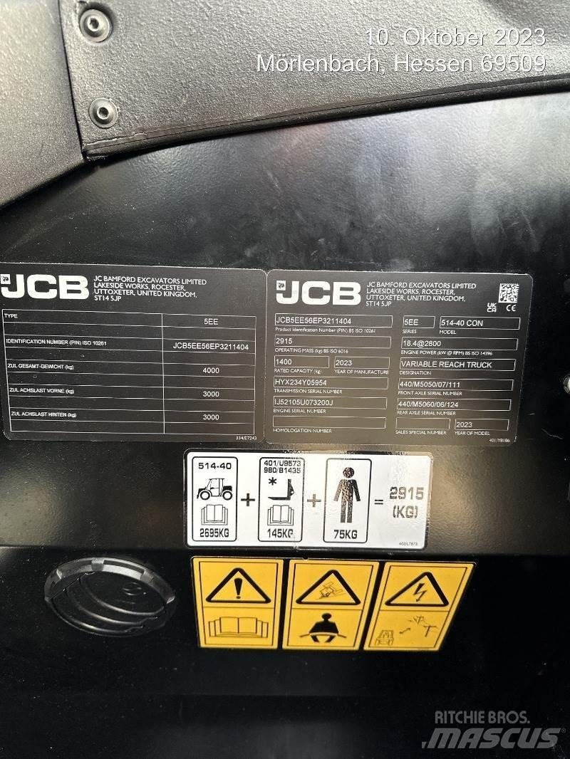 JCB 514-40 CON 伸縮臂操作車