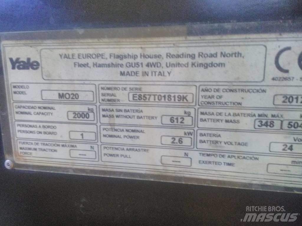 Yale MO20 低架裝載機