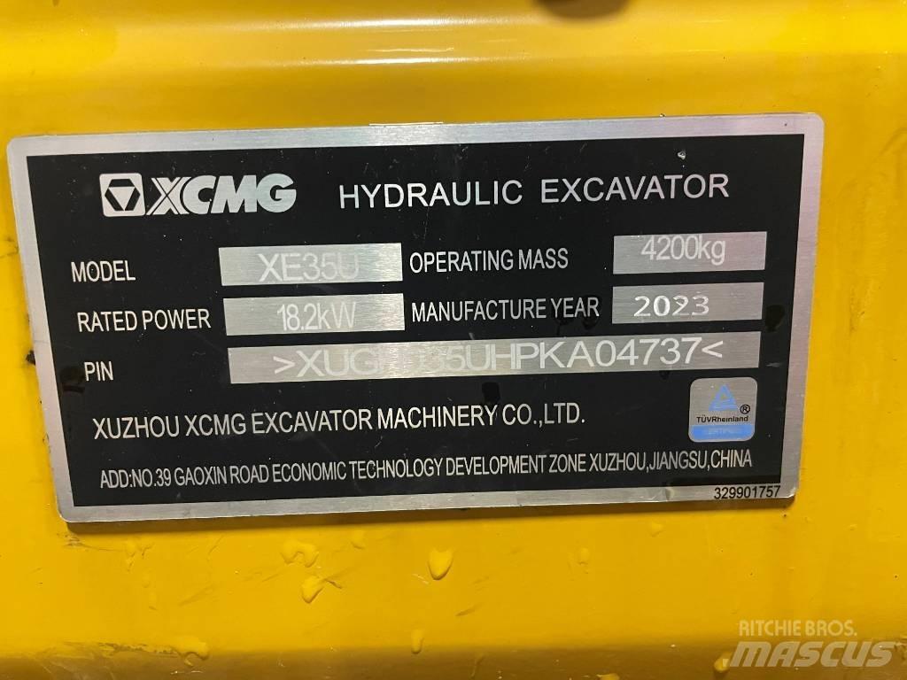 XCMG XE 35 U 小型挖土機/掘鑿機<7t(小型挖掘機)
