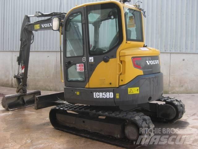 Volvo ECR 58 D 小型挖土機/掘鑿機<7t(小型挖掘機)