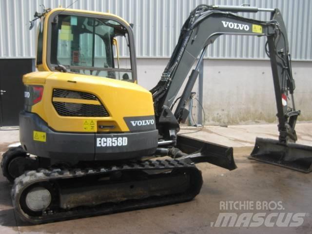 Volvo ECR 58 D 小型挖土機/掘鑿機<7t(小型挖掘機)