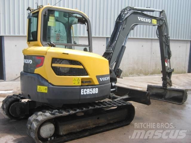 Volvo ECR 58 D 小型挖土機/掘鑿機<7t(小型挖掘機)