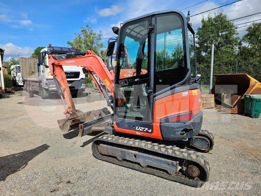 Kubota U 27 小型挖土機/掘鑿機<7t(小型挖掘機)